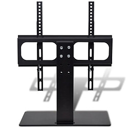 vidaXL Support TV avec base Fer Noir 23"-55" pas cher