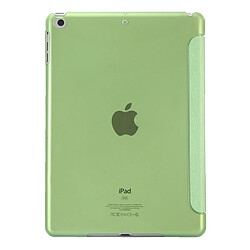 Avis Wewoo Smart Cover vert pour iPad 9.7 pouces 2017 et Air Silk Texture horizontale Flip étui en cuir avec trois pliage titulaire