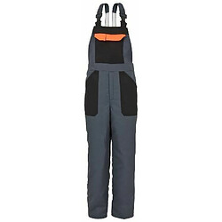 Salopette anti-coupure EVO 689-0-2900-L Salopette, EN 381-5, CE 0302 Protection testée DPLF (Test KWF), 65 % Polyester, 35 % Coton, Taille L, Couleur: Anthracite (Import Allemagne)