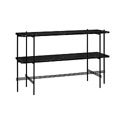 Gubi Console TS - rectangulaire - Haut - mat noir - Nero Marquina