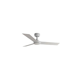 Faro Barcelona Petit ventilateur de plafond blanc DC avec moteur DC Smart Motor 6 vitesses