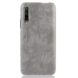 Wewoo Coque PC + PU antichoc Litchi Texture pour Huawei Honor 9X / 9X Pro Gris