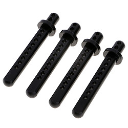 Acheter 4 x corps de colonne de corps en alliage d'aluminium pour camion de voiture noir scx10 1/10 rc axial