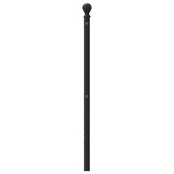 Acheter Maison Chic Tête de lit moderne pour chambre - Décoration de lit métal noir 107 cm -MN13053