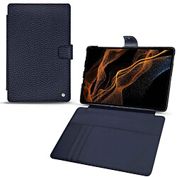 Housse cuir Samsung Galaxy Tab S8+ - Rabat portefeuille - Cobalt ( Pantone #2b253f ) - NOREVE