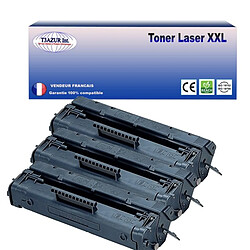 3 Toners compatibles pour Canon LBP 800, 810, 1120 - T3AZUR