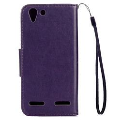 Avis Wewoo Housse Étui Violet pour Lenovo Vibe K5 Papillons Amour Fleurs Gaufrage Horizontal Flip en cuir avec support & Slots de cartes Portefeuille & Longe foncé