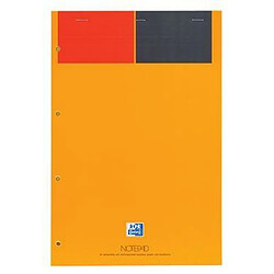 Bloc de Notes Oxford INTERNATIONAL NOTEPAD A4 80 Volets Agrafes A rayures 5 Unités (5)