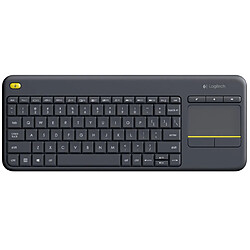 Logitech Wireless Touch Keyboard K400 Plus clavier RF sans fil QWERTZ Allemand Noir