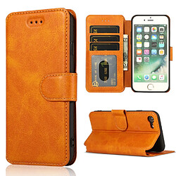 Etui en PU + TPU avec support orange pour votre Apple iPhone SE (2nd Generation)/8/7