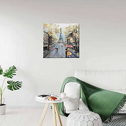 EPIKASA Impression sur Toile Tour Eiffel 04, Multicouleur, Polyester, 60x3x60 cm