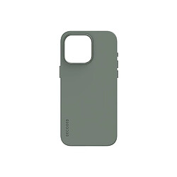 Decoded Coque pour Apple iPhone 15 Pro Max MagSafe en Silicone Antimicrobienne Vert