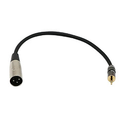 Câble Audio Jack 3.5mm à XLR Mâle Stéréo pour iPhone, iPod, lecteur MP3, Tablette, PC, Ordinateur Portable, etc pas cher