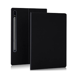 PHONECARE Coque Silicone Liquide pour Samsung Galaxy Tab S7 - Noir