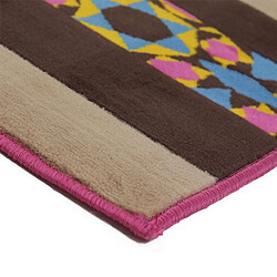 Thedecofactory DELHI - Tapis toucher laineux voyage en Inde multi 120x170