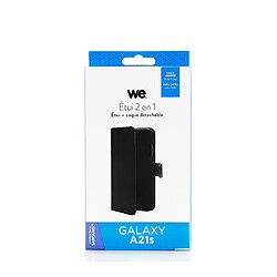 Avis WE Etui folio MAGNETIQUE SAMSUNG GALAXY A21S Noir: Coque détachable - fermeture magnétique - anti-chocs - Accès caméra porte-cartes