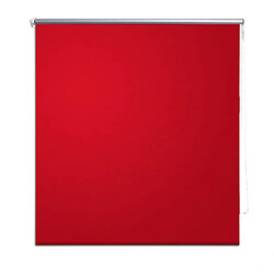 vidaXL Store enrouleur occultant rouge 40 x 100 cm