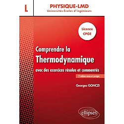 Comprendre la thermodynamique avec des exercices résolus et commentés : licence, CPGE - Occasion