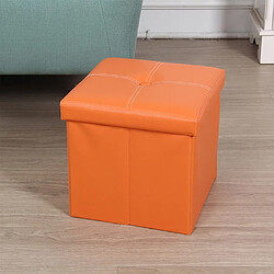 Wewoo Tabouret de rangement pour dortoir Creative Box orange