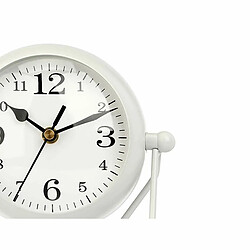 Avis Gift Decor Horloge de table Blanc Métal 18 x 21 x 12 cm (4 Unités)