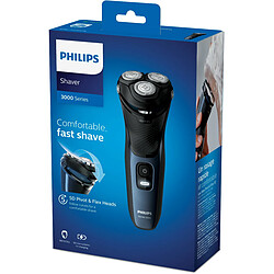 Philips Norelco Shaver 3100 Rasoir électrique 100 % étanche, Series 3000