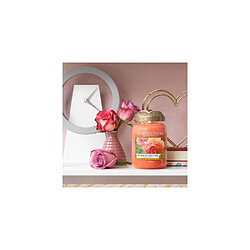 Acheter YANKEE CANDLE Bougie jarre en verre senteur rose et abricot Moyen modèle.