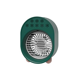 Refroidisseur d'Air 3 Vitesses de Vent Humidification Ventilateur de Refroidissement de Brumisation de Bureau Portable pour Intérieur-Vert