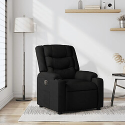 Maison Chic Fauteuil Relax pour salon, Fauteuil inclinable Noir Tissu -GKD40566