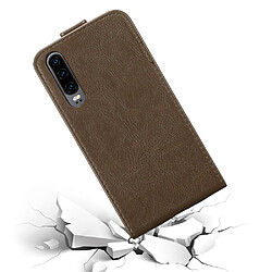 Cadorabo Coque Huawei P30 Etui en Marron pas cher