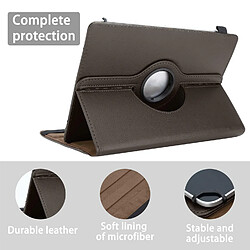 Avis Cadorabo Coque 7" Tablets Etui en Marron