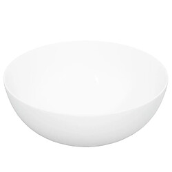 Acheter vidaXL Lavabo blanc 36x15 cm céramique rond