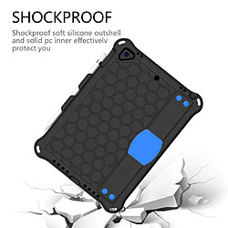 Avis Wewoo Coque Pour iPad Air / Air 2 / Pro 9.7 / iPad 9.7 2017 / iPad 9.7 2018 Honeycomb Design EVA + PC Housse de protection antichoc à quatre coins avec sangles Noir Bleu