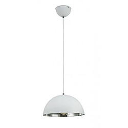 Luminaire Center Suspension Krista blanc mat 1 ampoule 25cm