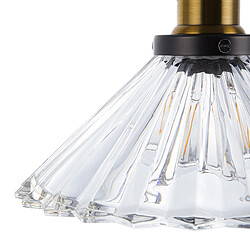 Beliani Lampe suspension COLORADO Verre Transparent pas cher