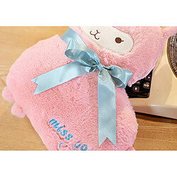 Universal Poupée à poils longs Miss Alpaca de 40 cm Poupée d'animal mignonne Oreiller bébé en peluche douce Cadeau partenaire de sommeil Décoration de la maison | Oreiller de luxe.