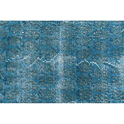 Vidal Tapis de laine 201x112 turquoise Ultra Vintage