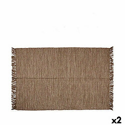 Gift Decor Tapis Marron 180 x 120 cm (2 Unités)