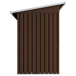 Avis vidaXL Abri de stockage pour jardin Marron 194x121x181 cm Acier