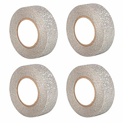 Rayher 4 glitters tape 5 m x 1,5 cm - argenté