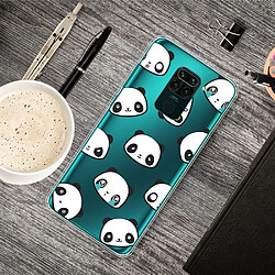 Coque en TPU impression de motifs pandas pour votre Xiaomi Redmi Note 9