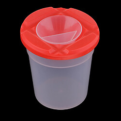 Tasse de pinceau en plastique transparente pas cher