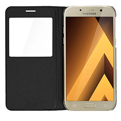 Avis Avizar Housse Clapet Fenêtre Noir Samsung Galaxy A5 2017 - Ultra-fin