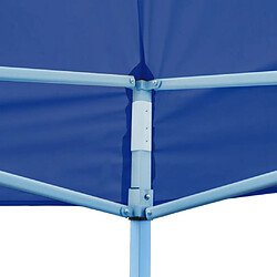 Acheter vidaXL Tente de réception pliable bleue 3 x 6 m