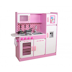 Avis Ataa Cuisine en bois pour enfants avec accessoires 100x32x110 cm Couleur Rose