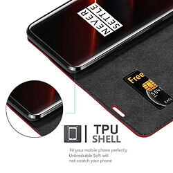 Cadorabo Coque OnePlus 7T PRO Etui en Rouge pas cher