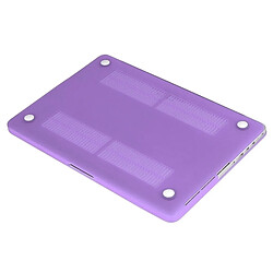 Wewoo Housse Étui Violet pour Macbook Pro Retina 13,3 pouces Chapeau-Prince 3 en 1 givré Hard Shell de protection en plastique avec clavier de et prise de poussière de port pas cher