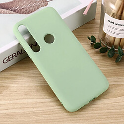 Wewoo Coque Pour Motorola G8 Play / One Macro Solid Color Liquid Silicone Case Couverture antichoc vert