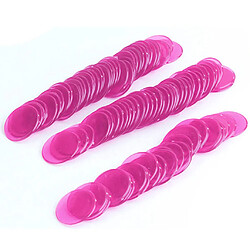 100pcs Plastique Violet Jetons De Bingo 3cm