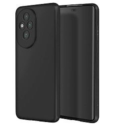 Avizar Coque pour Honor 200 Silicone Finition Mate Soft Touch Noir