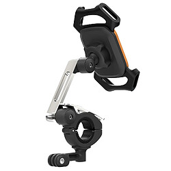 Casr Support Smartphone Universel pour Guidon Vélo Rotatif 360° Noir